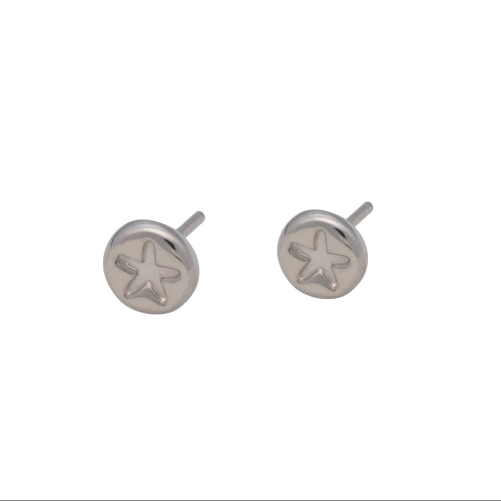 Sterling Silver Starfish Earrings